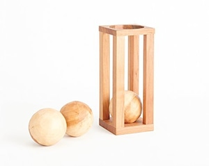 木村木品製作所 りんごの木 知育玩具 きづき「にぎる・つまむ」 幅6×奥行き6×高さ15cm