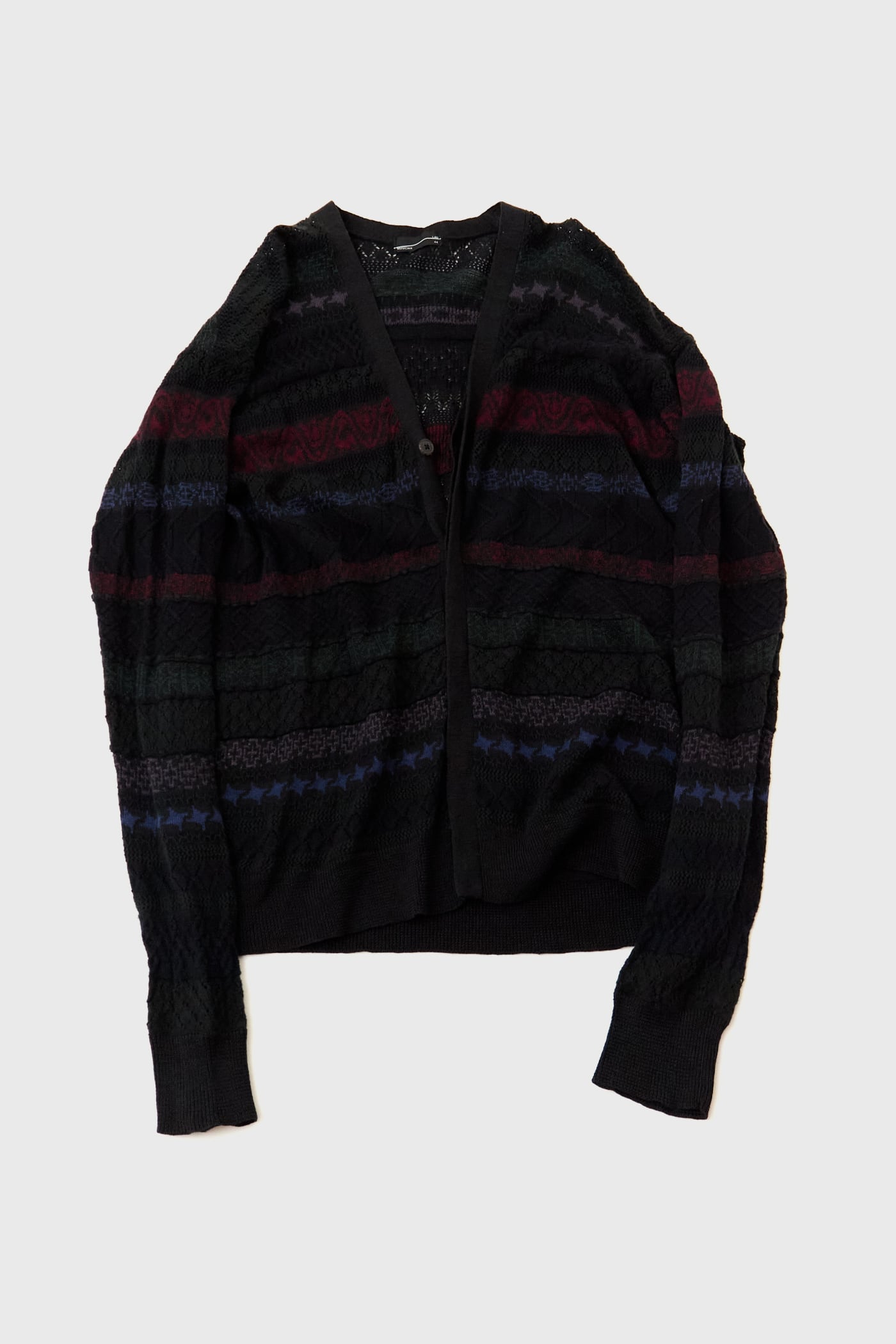 LAD MUSICIAN COTTON LINEN CARDIGAN