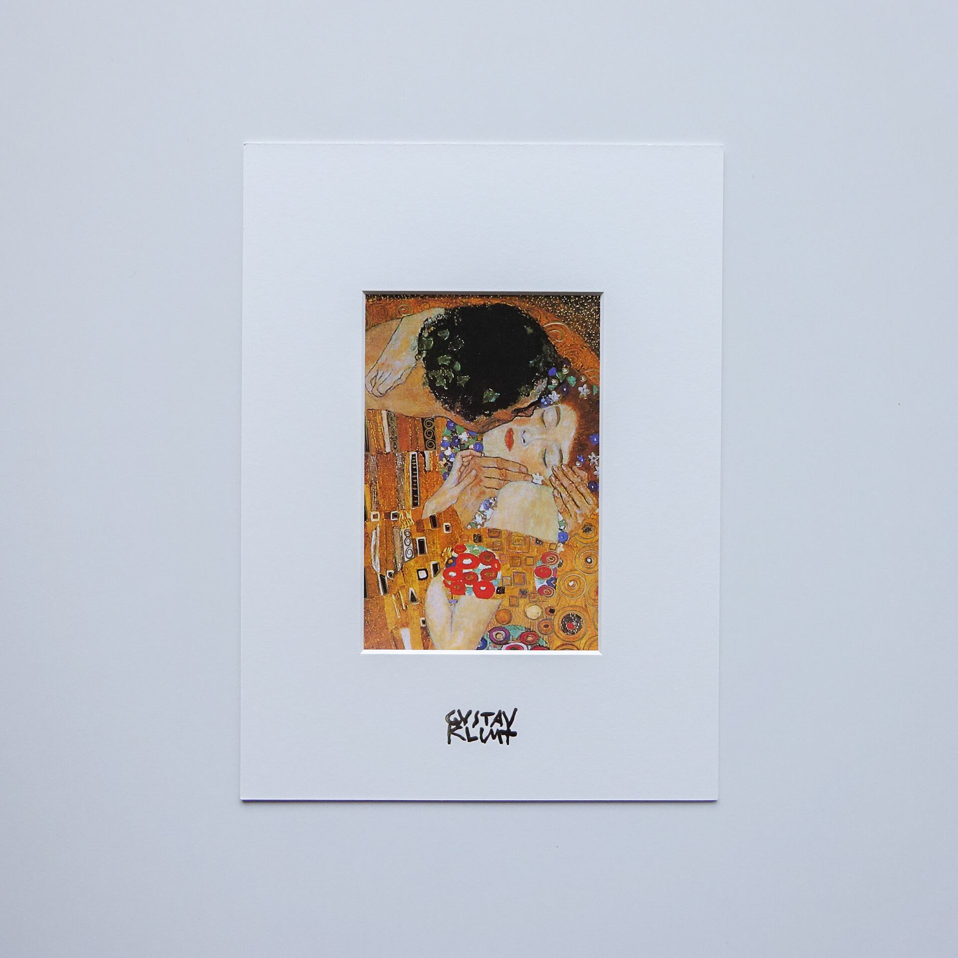 クリムト パスパルトゥー小『接吻』複製画 PASS-SMALL-888/1