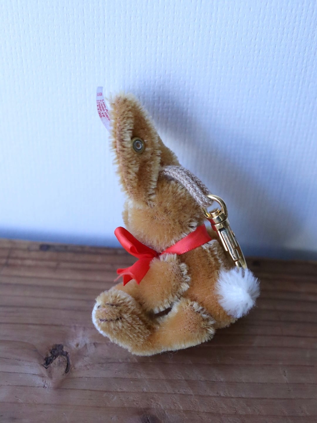 ヴィンテージ シュタイフうさぎ キーリング Steiff Easter Rabbit