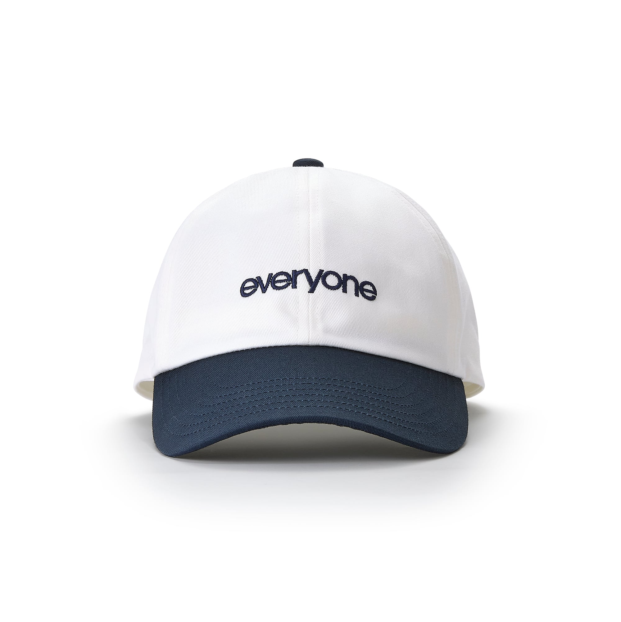 everyone og logo daily cap (WHITE/NAVY) | everyone