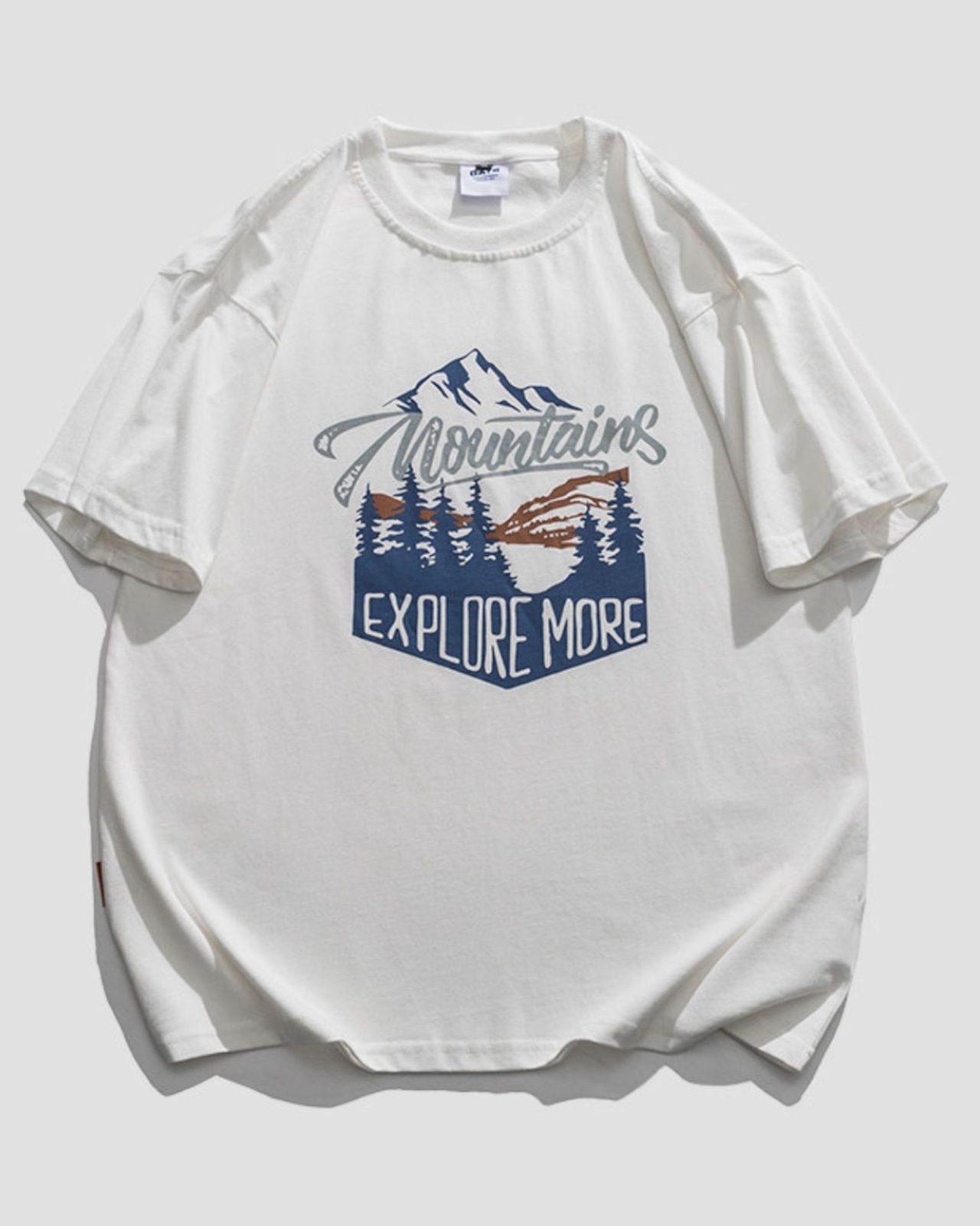 グラフィックプリント半袖Tシャツ　S0584