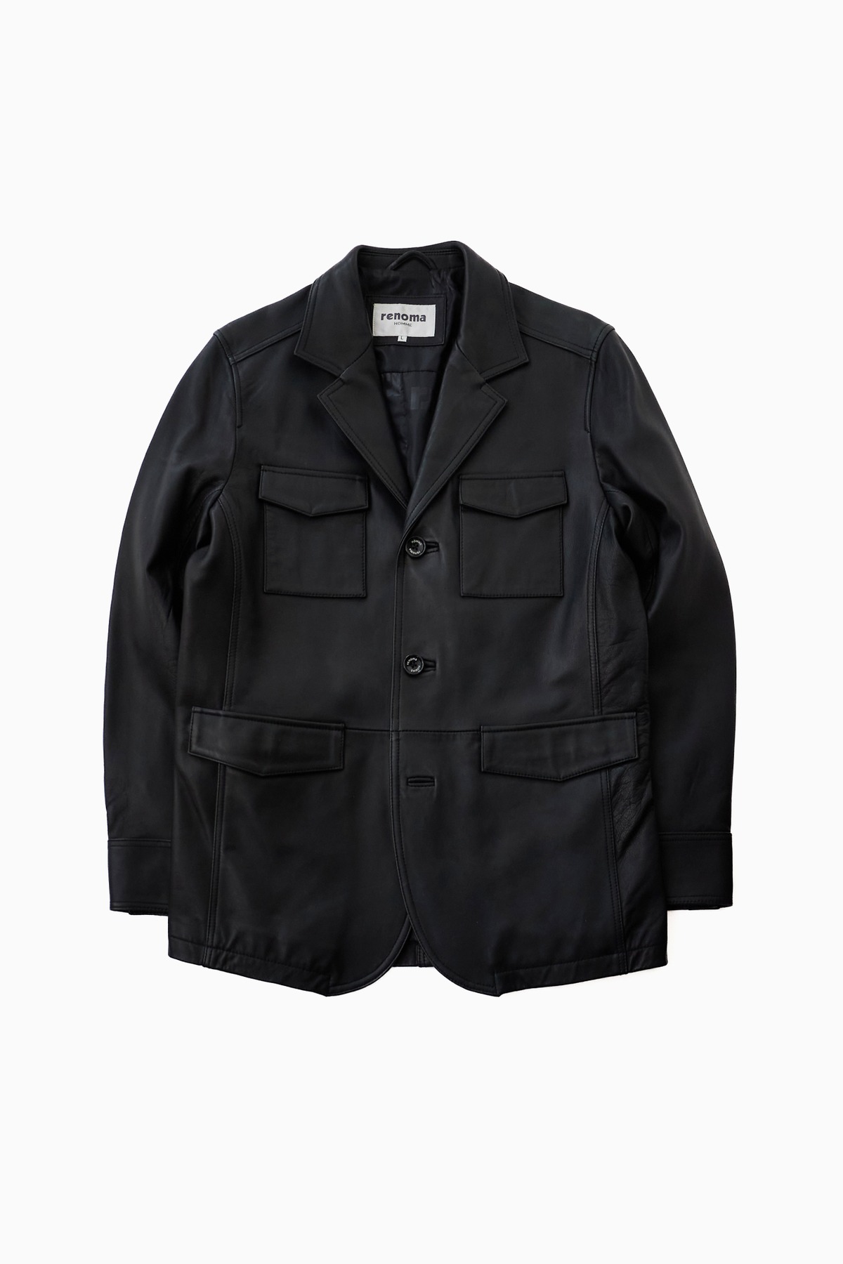 極上レザー】 renoma HOMME 羊革 SAFARI JACKET | Reben｜デザイン 