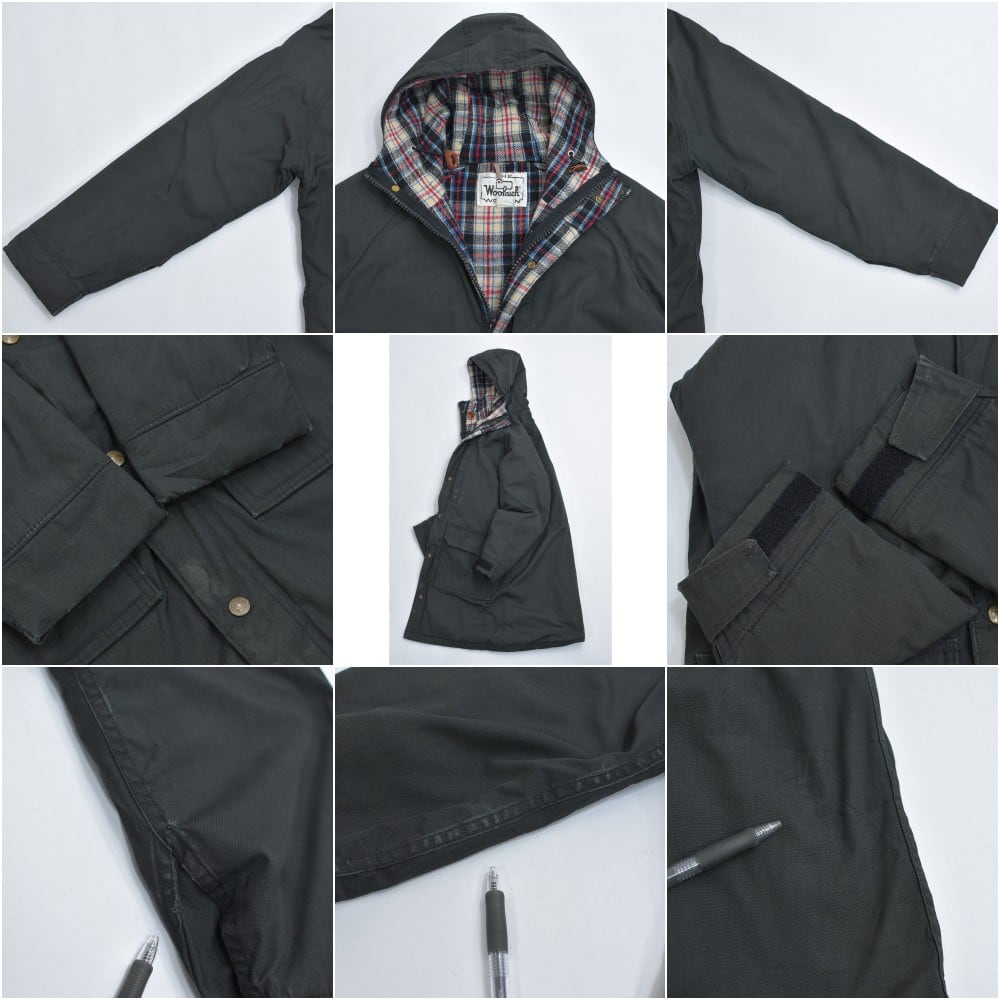 70～80s USA製 WOOLRICH ウールリッチ グッドフェードブラック