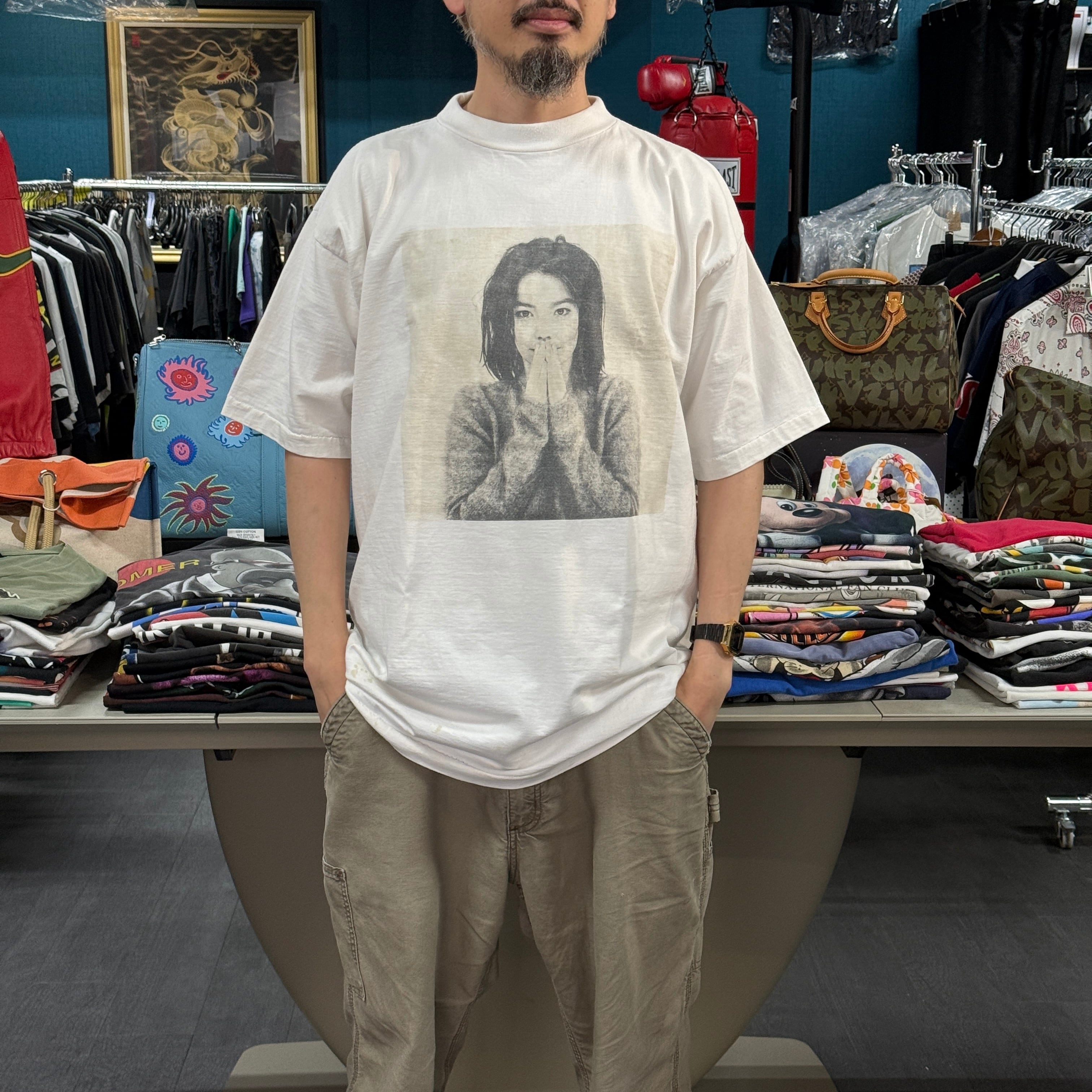 本物 Bjork 非売品 販促 ビョーク デビュー ポスター Tシャツ レア Bjork】ビョーク 