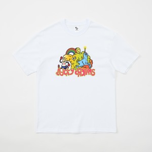 [LKCS] LUCKYCHARMS x OX. Happy day T-Shirts white 正規品 韓国ブランド 韓国ファッション 韓国代行 lucky charms T-シャツ ソ・イングク