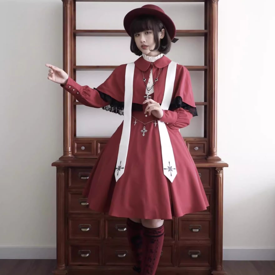 ロリータファッション通販 SEASONZ クラロリ ワンピース ロング ロリータファッション通販 SEASONZ クラロリ ワンピース ロング