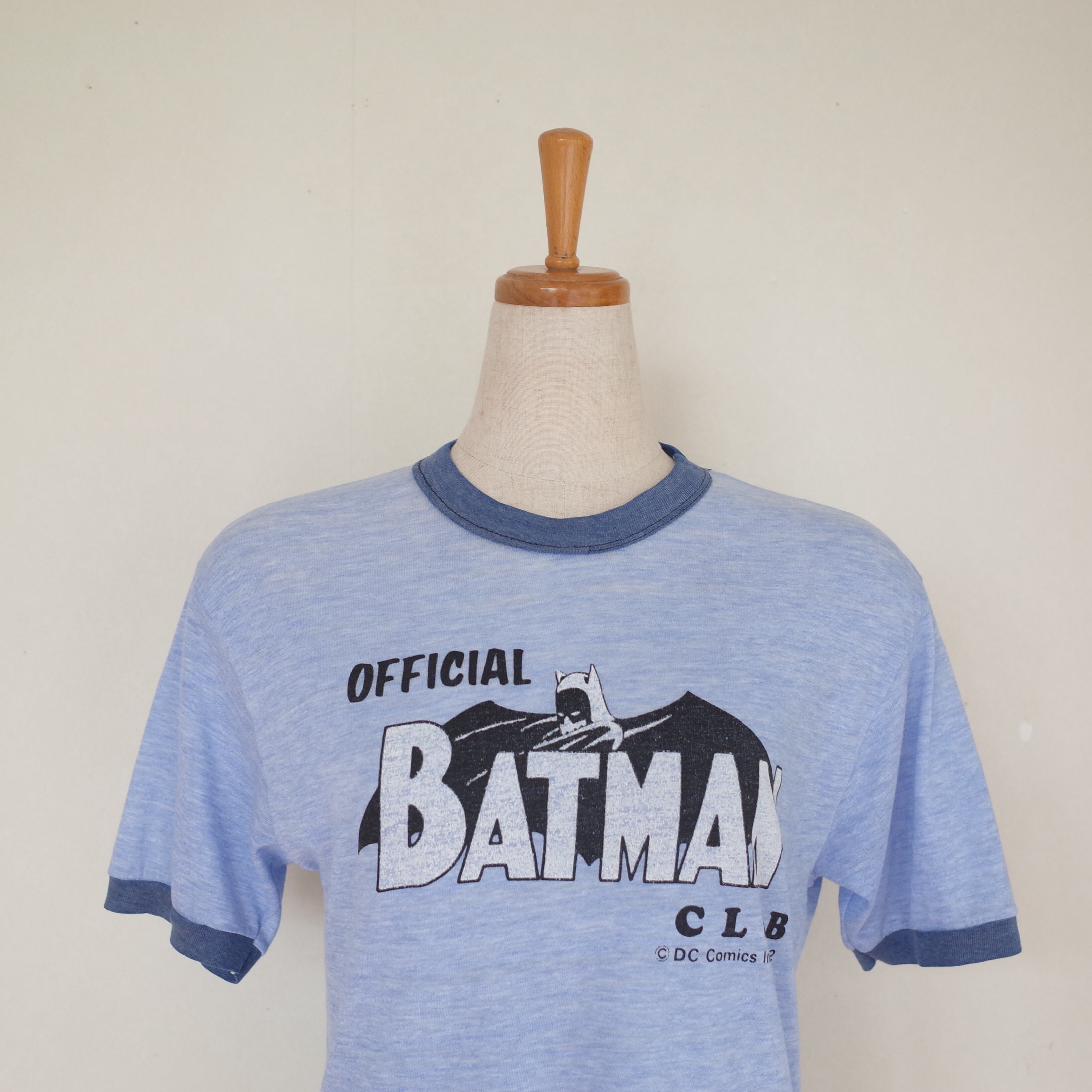80s BATMAN print trim tee