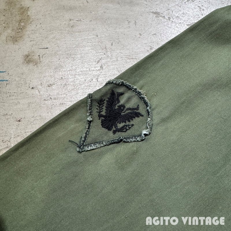 60's~ U.S.ARMY コットンポプリンユーティリティージャケット 筒袖