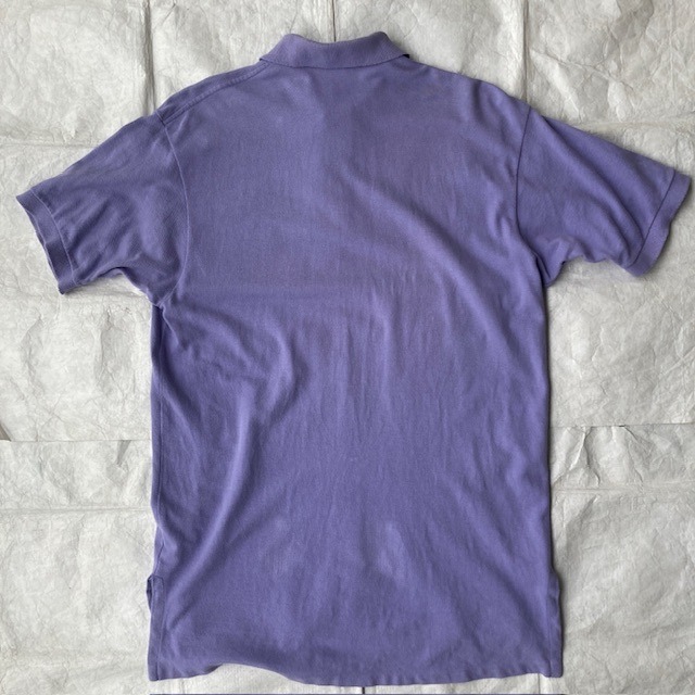 Polo Ralph Lauren ポロラルフローレン 鹿の子ポロシャツ 90s〜00s USA製 ラベンダーパープル ヴィンテージ古着 M 画像7