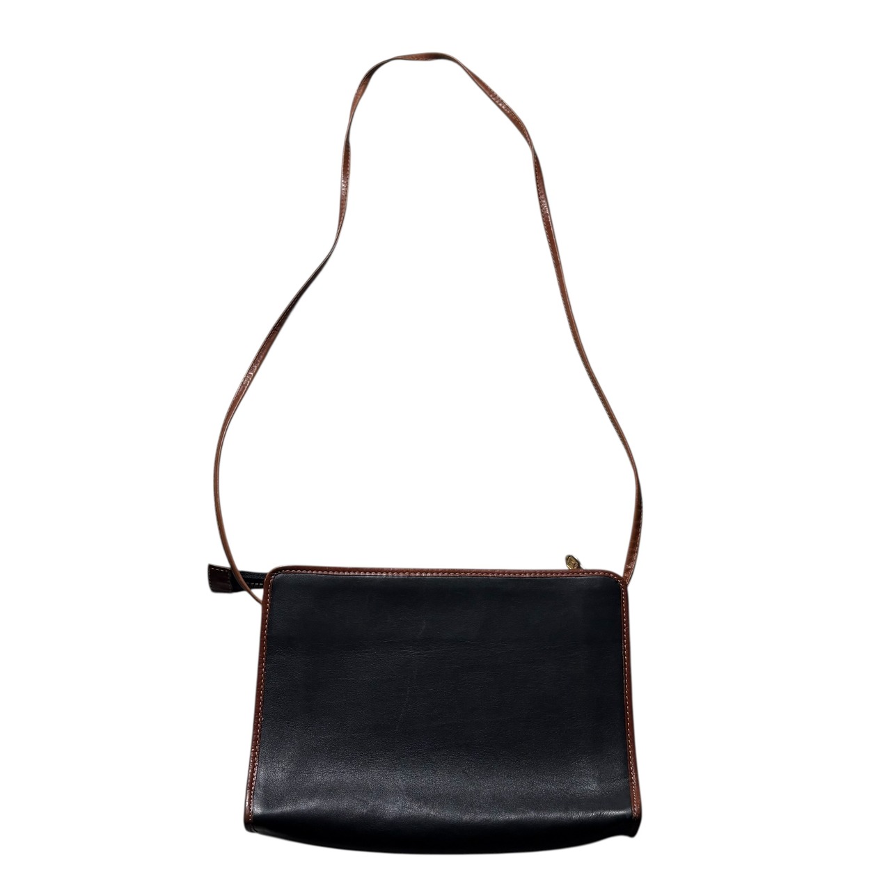 vintage CELINE bicolor leather shoulder bag