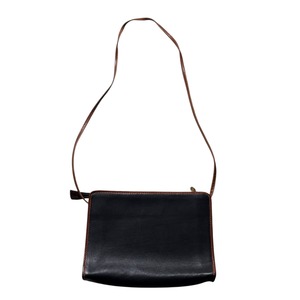 vintage CELINE bicolor leather shoulder bag