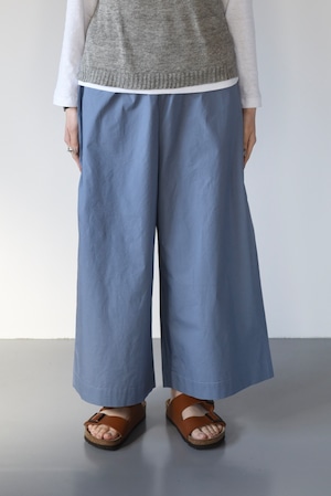 eleven 2nd|イレブンセカンド|コットンワイドパンツ|ブルー