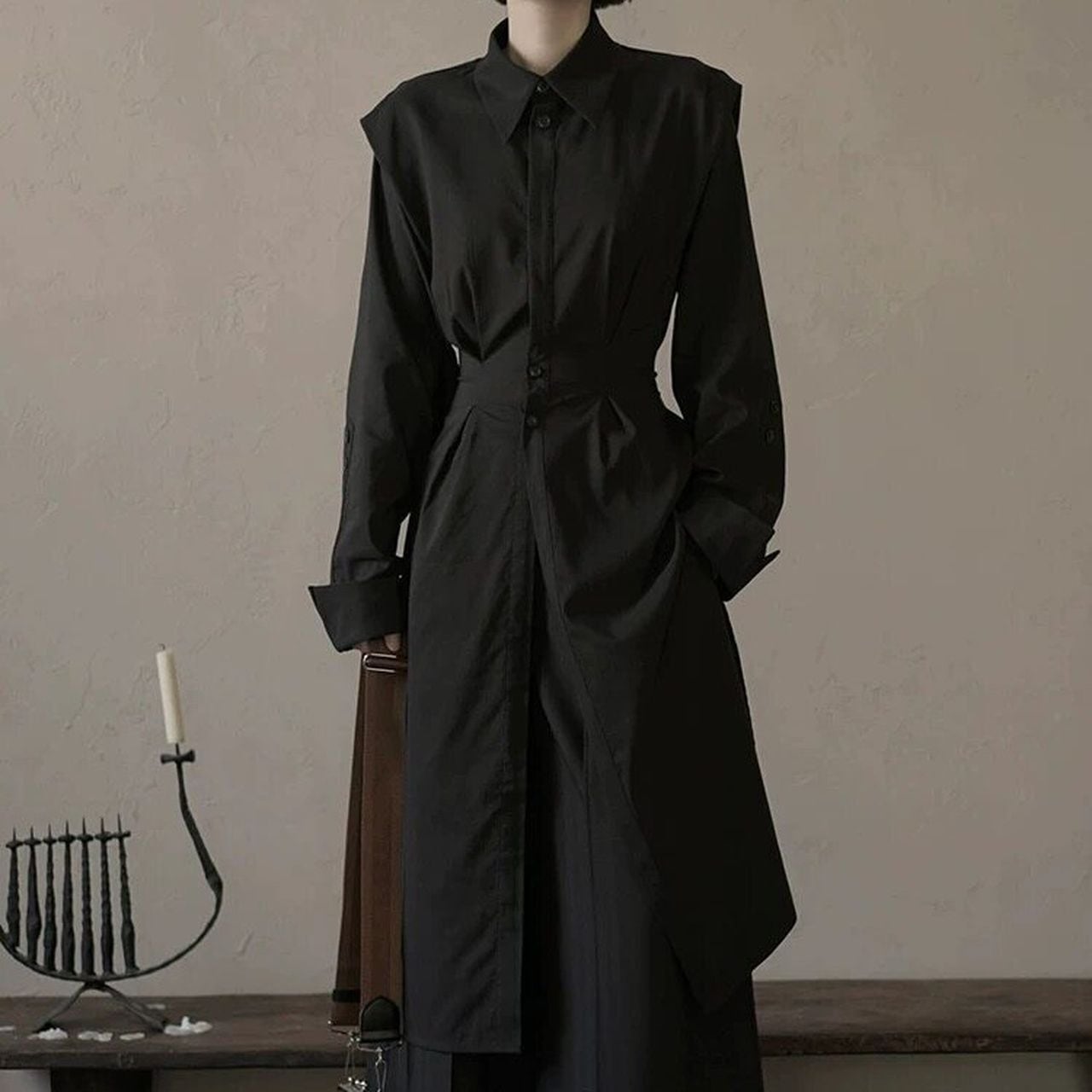 Retro-style trench coat(MT1689)
