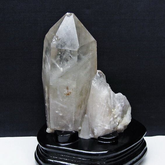 1.1Kg 水晶 原石 台座付属 一点物 181-5603
