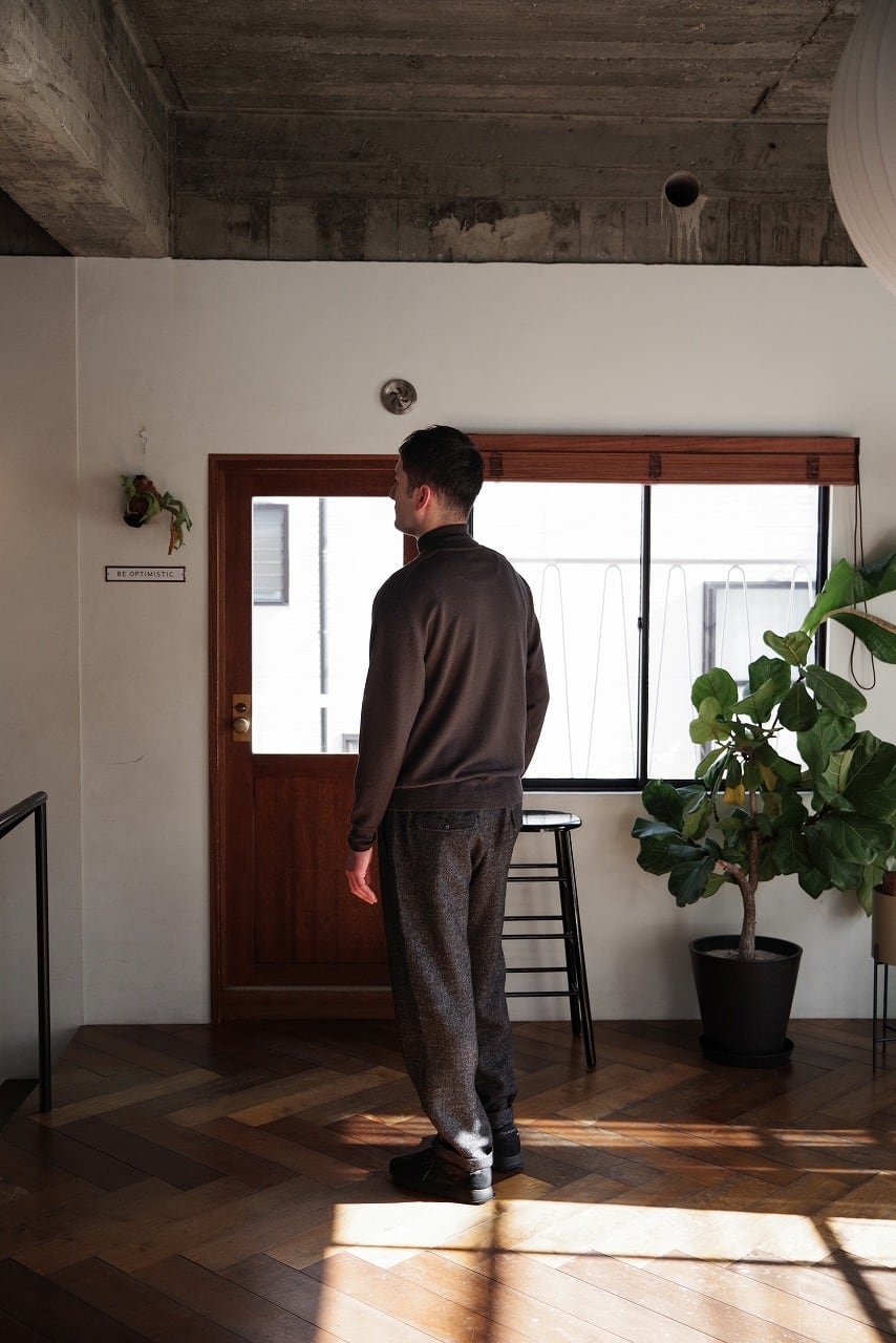 Wool Linen Tweed Trousers