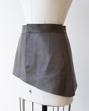 〈CÉLINE by phoebe philo〉Leather skirt