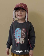 〖取寄〗韓国子供服 / 26winter / TinyHiker / マッシュルームT / キッズ *XS~XL*
