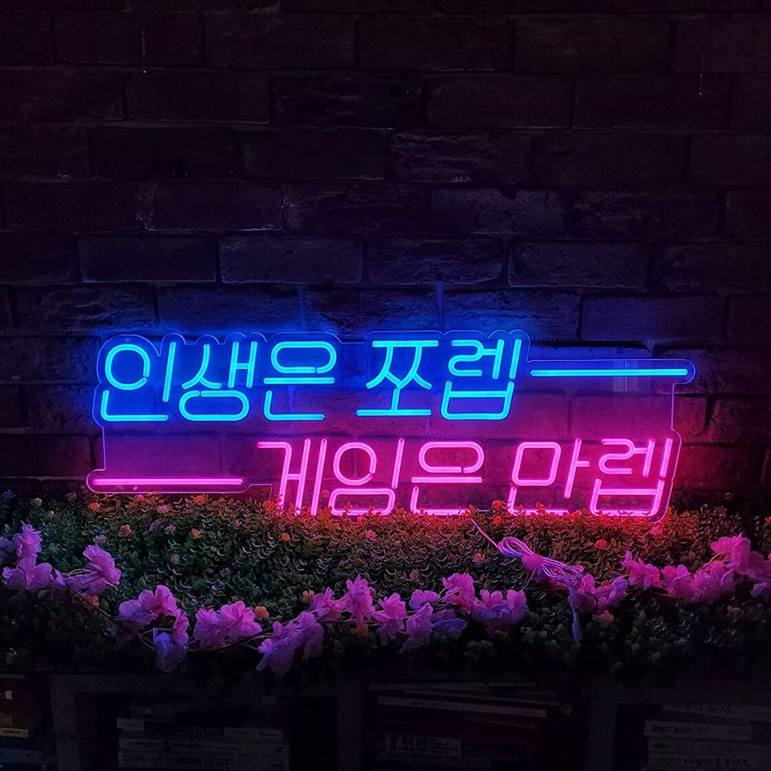 LEDネオンサイン 韓国 SOLJU SOJU 加えれ 居酒屋 オーダーメイド