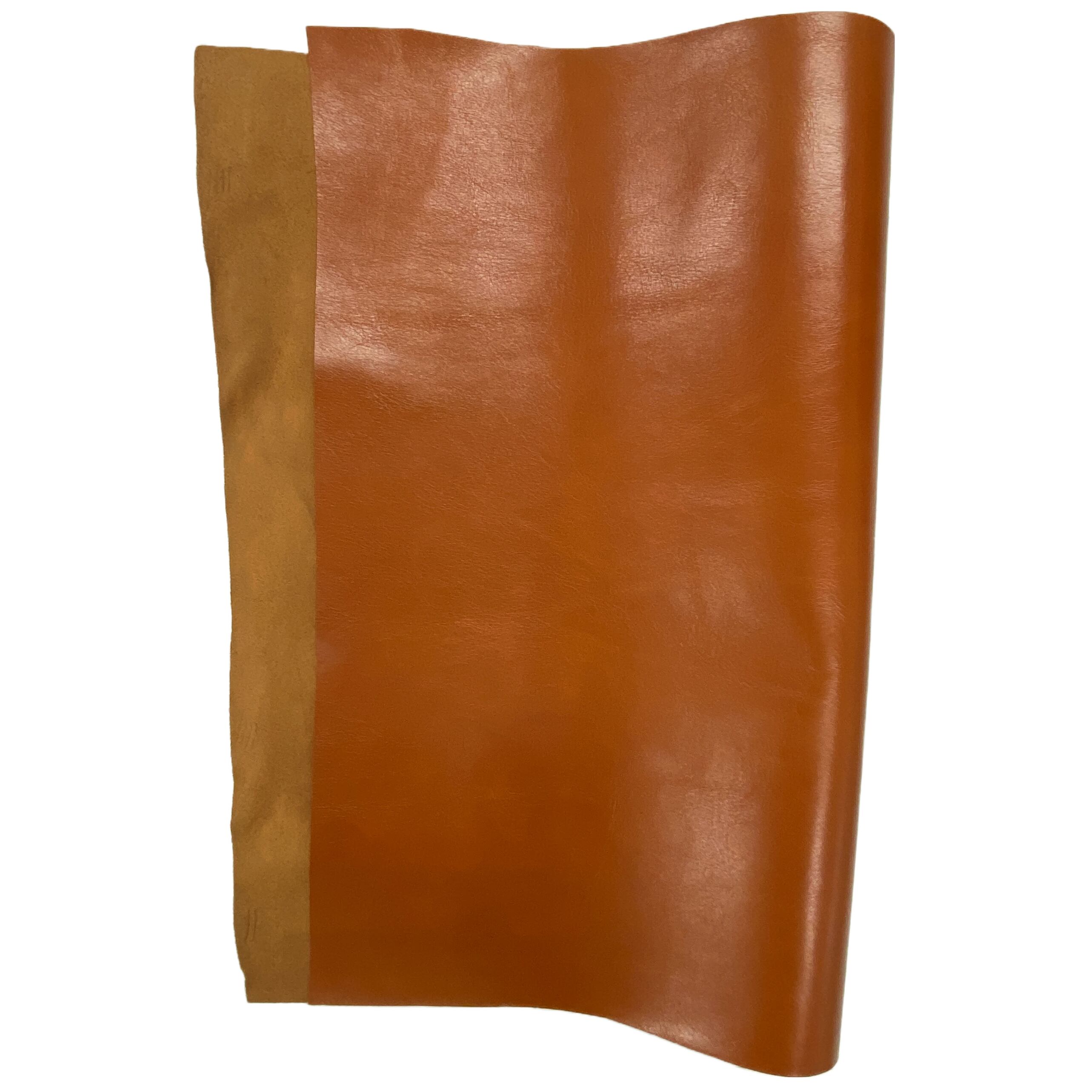 送料無料】本革 大判サイズ レザークラフト ブラウン 45cm × 30cm 厚み  