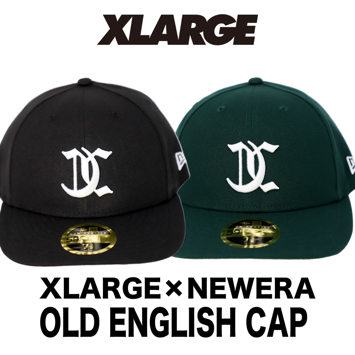 XLARGE（エクストララージ）NEWERAコラボCAP OLD ENGLISH