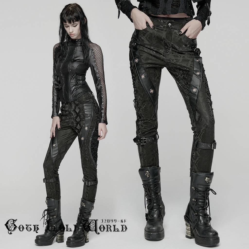 即納/送料無料】ゴスロリワールド WK-738PCF-BK パンク ロック