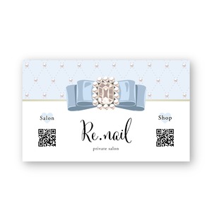 リボンジュエルデザイン ｜ アクセサリー台紙 ｜ cd_00419