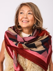 Hartford(リーフ柄大判ストール)