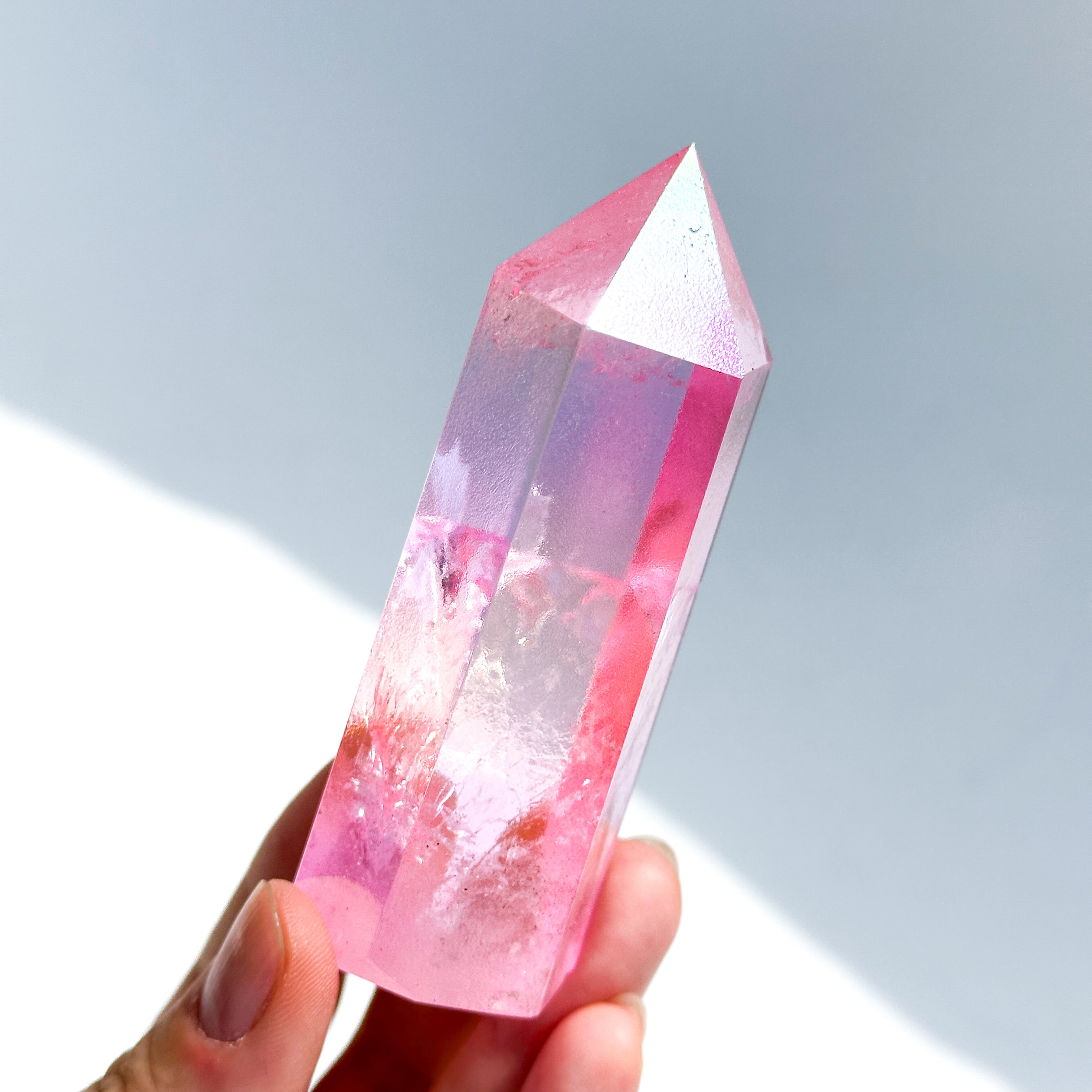 ピンクオーラクォーツ タワー52◇ Pink Aura Quartz ◇天然石・鉱物