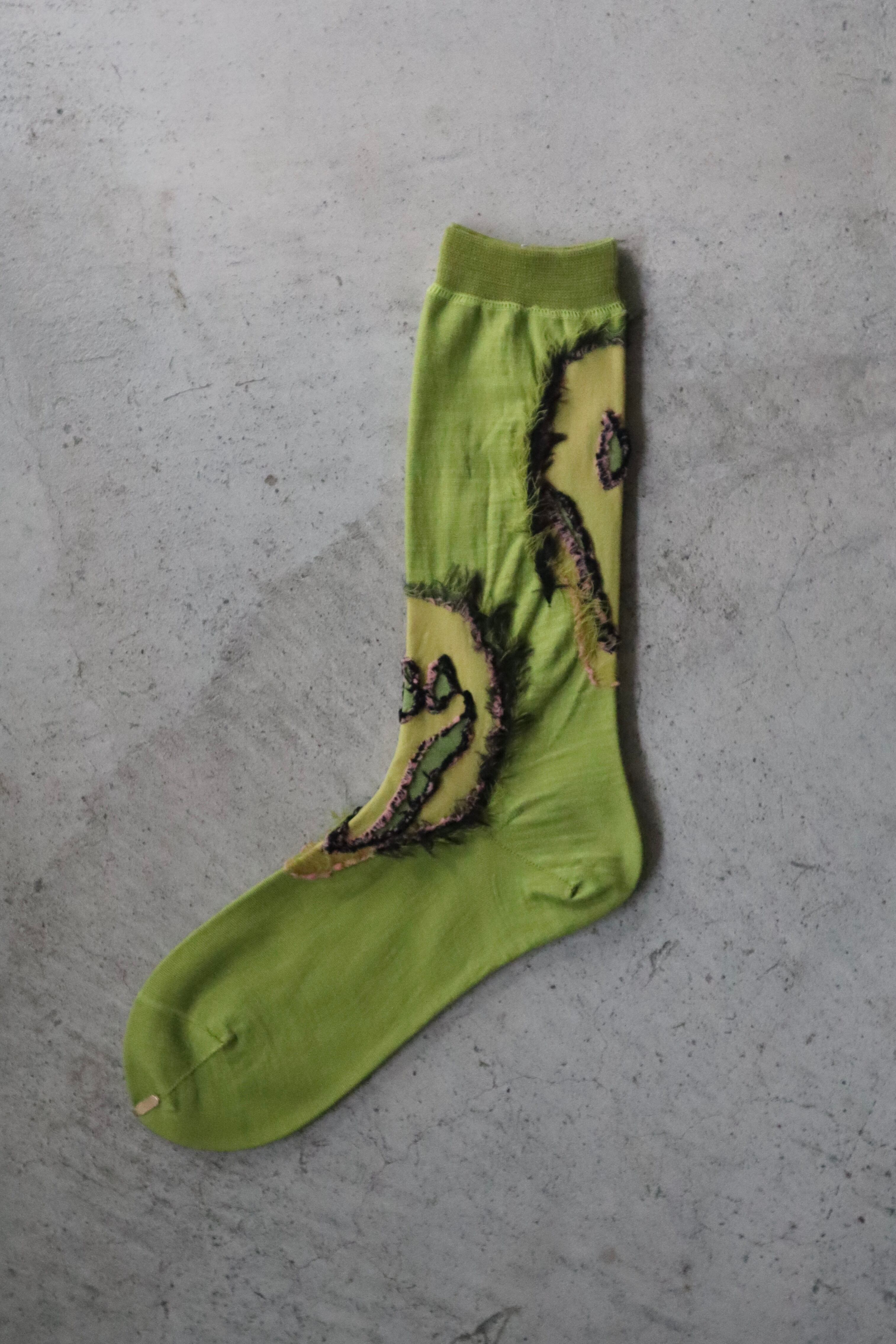 Kota Gushiken】Melted smile with frizbee reversible socks | TOLMA.