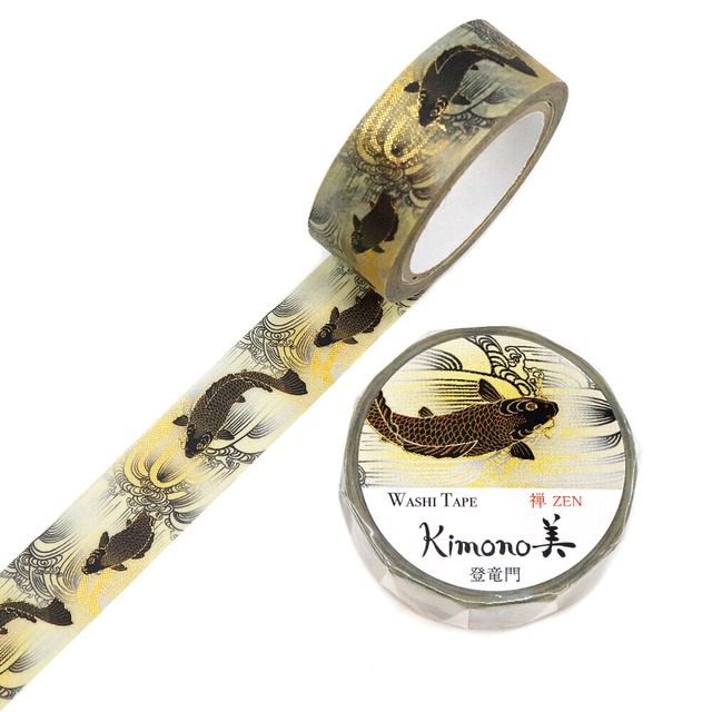 SAIEN　Kimono美　登竜門　箔押し　15mmマステ　SA09