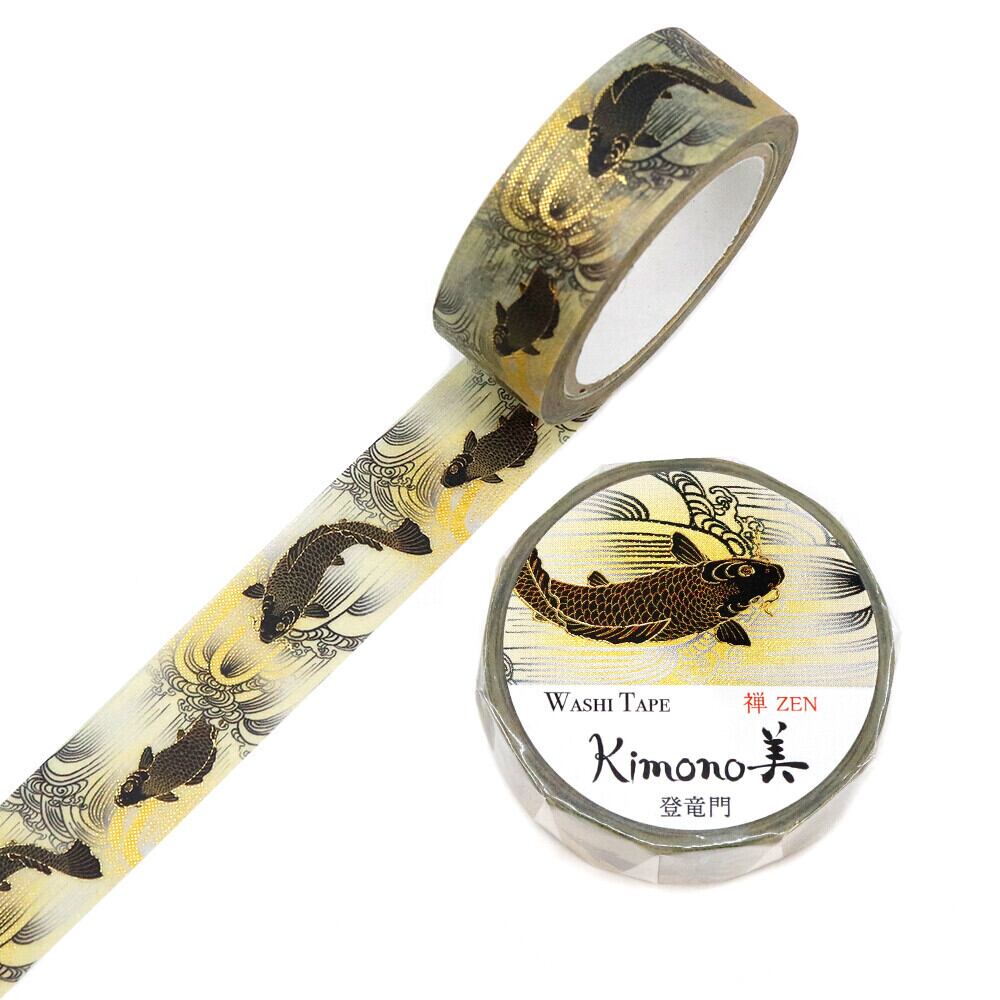 SAIEN Kimono美 登竜門 箔押し 15mmマステ SA09