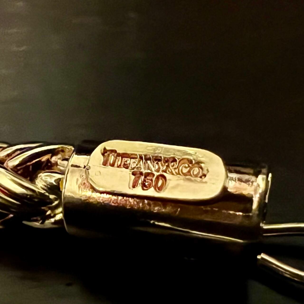 VINTAGE TIFFANY & CO. 18K Gold Braid Bracelet | ヴィンテージ