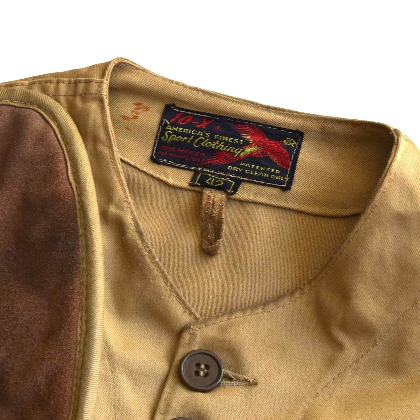 テンエックス 70年代 ノーカラー ハンティングジャケット / 