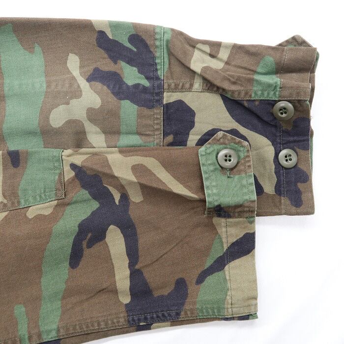 古着 90年代 U.S.MILITARY BDUジャケット ウッドランド ミリタリー 米