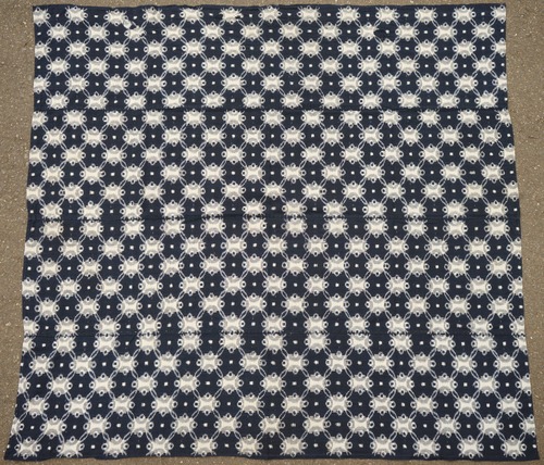 738 絣 4幅 藍染 木綿 古布 リメイク素材 昭和レトロ アンティーク ヴィンテージ KASURI