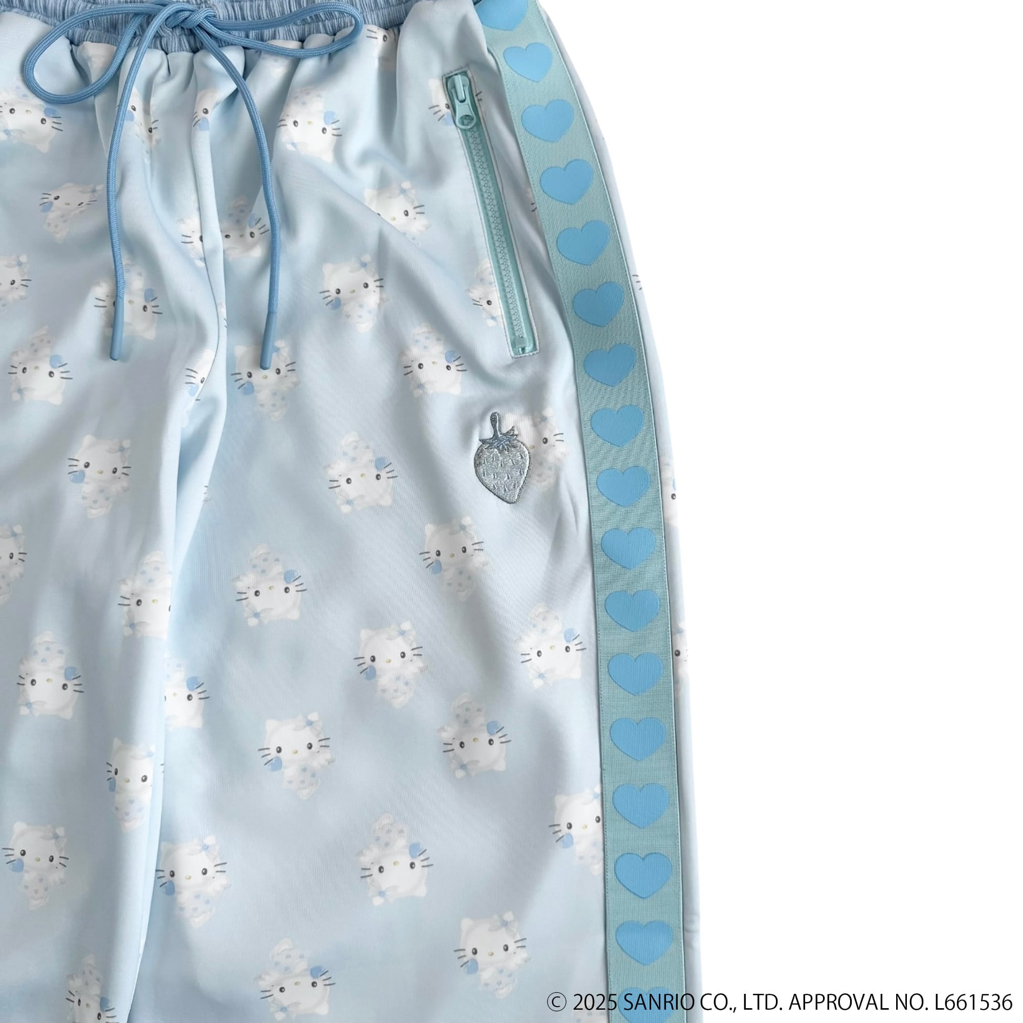 ハローキティ(エンジェル) ブルー トラックパンツ