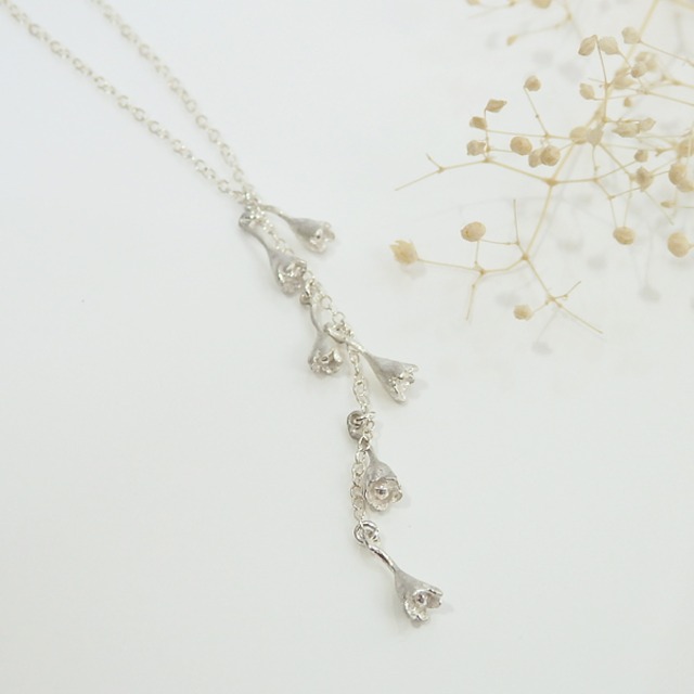 すずらんのネックレス(silver)