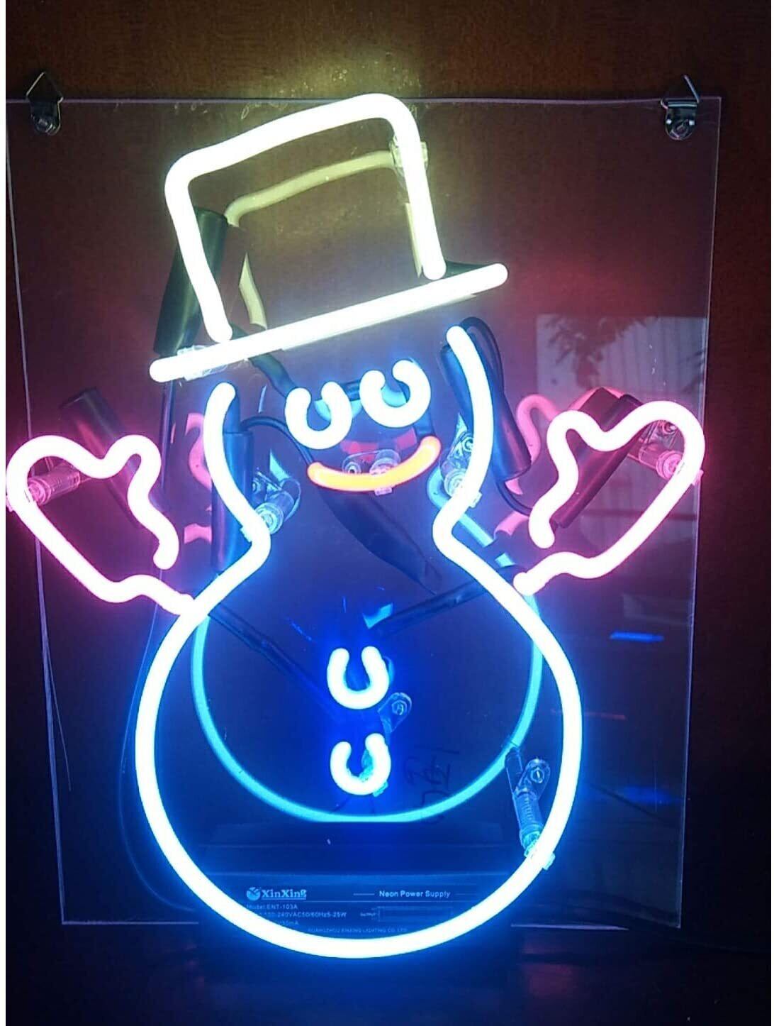 雪だるま　LEDネオンサイン　クリスマス　オーダーメイド　プレゼント　ユキダルマ 雪だるま クリスマス スノーマン 冬 おしゃれ ネオンサイン ネオン管