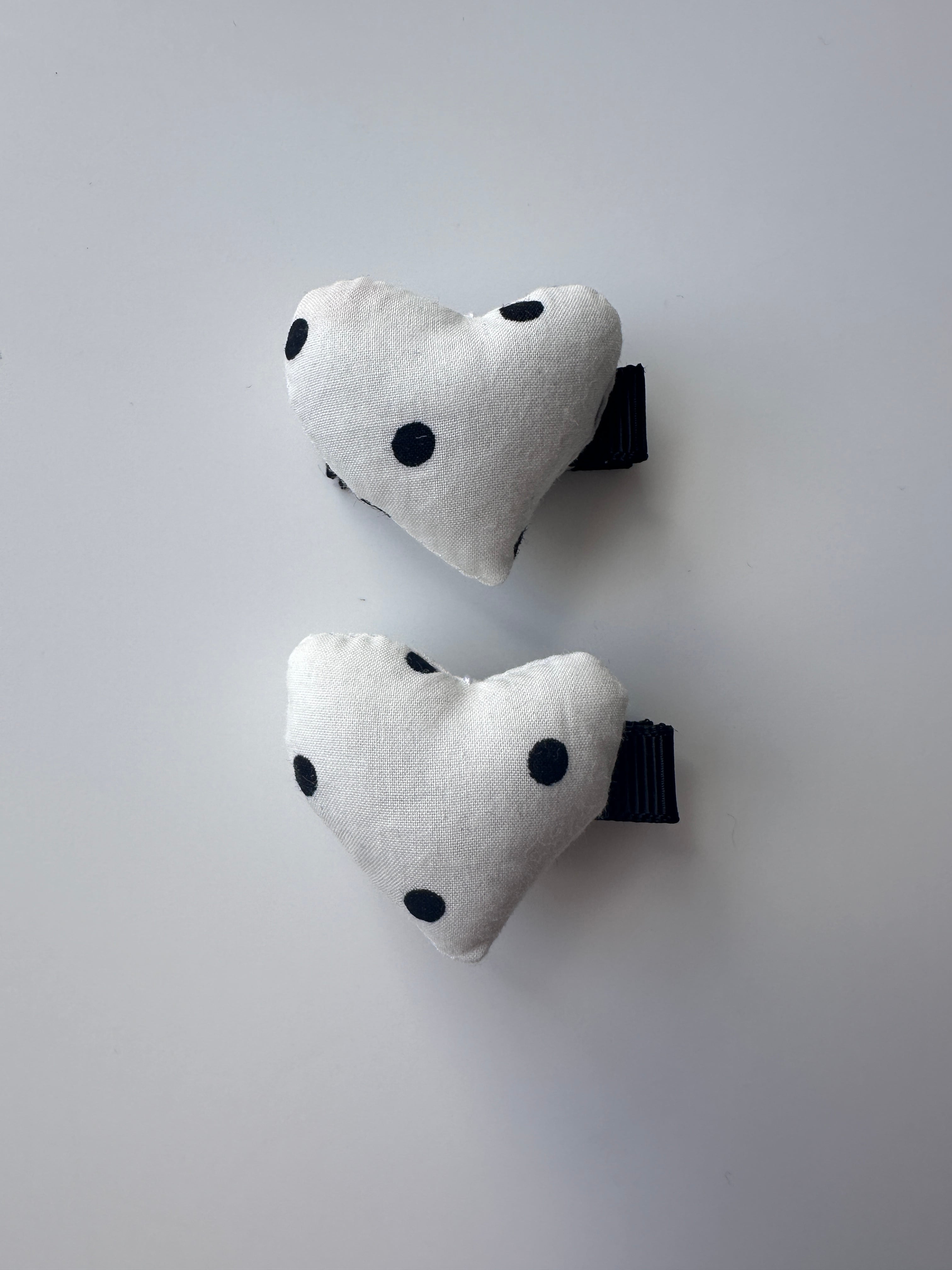 ハートぷっくりヘアクリップ 2set | OHACO