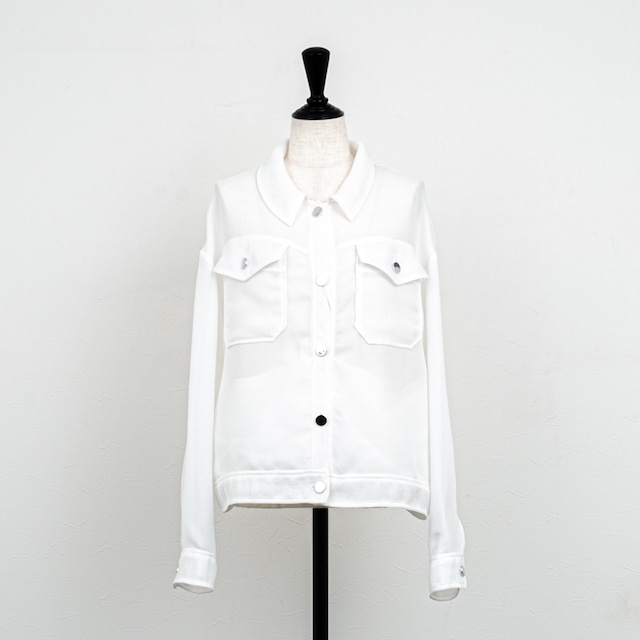 【RILATO／リラート】メッシュGジャン（オフホワイト）