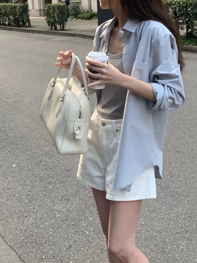 (予約) ounce / Cotton oxford shirt