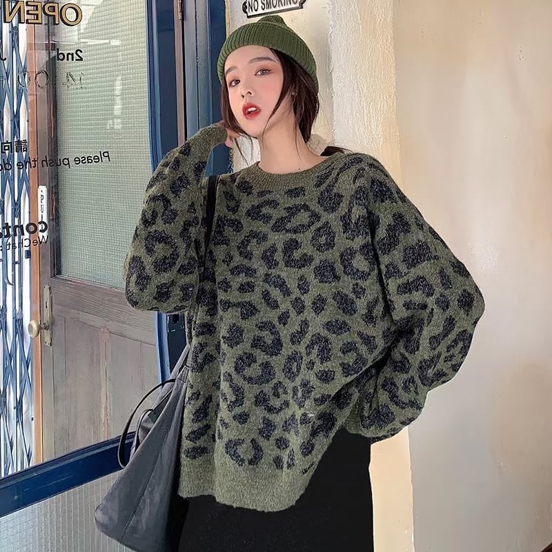 アニマル柄ニット　AJ11009-2627