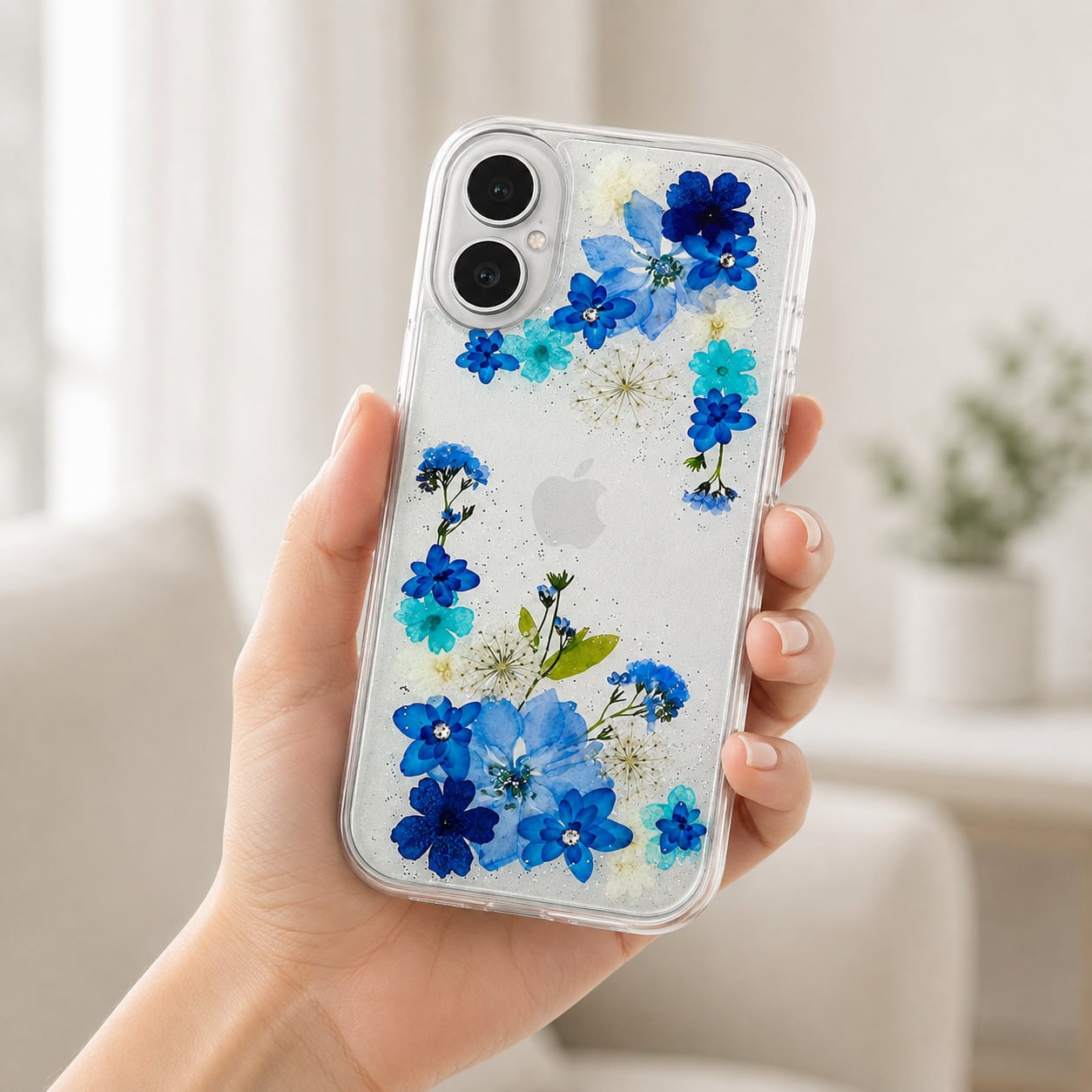 ほぼ全機種対応スマホケース】押し花スマホケース NO.608 押し花