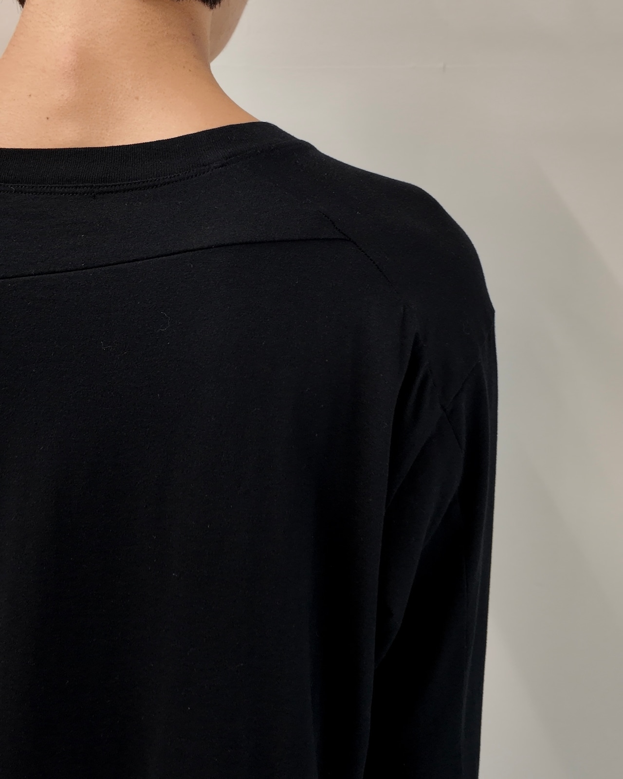 【The viridi-anne】over silhouette long sleeve T