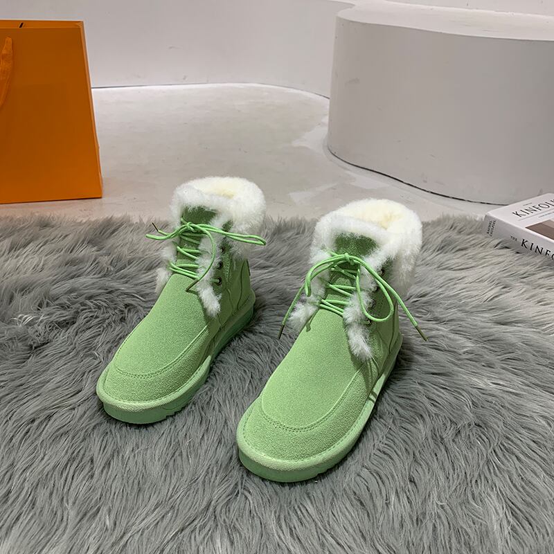 ブーツウィンタースタイルスウェードスリーブレッドソリッド カラーショート 靴 シューズ コットン 冬物 ソリッドカラー フェイクシューズ80466700068