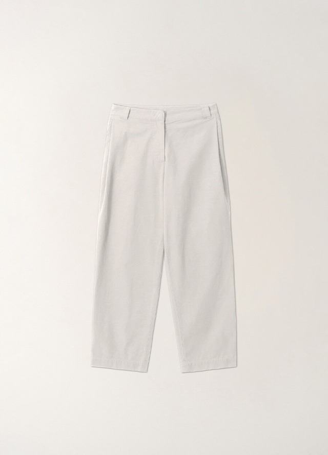 [NOTHING WRITTEN] Ground cotton trousers (White) 正規品 韓国ブランド 韓国通販 韓国代行 韓国ファッション ナッシングリトゥン 日本 店舗