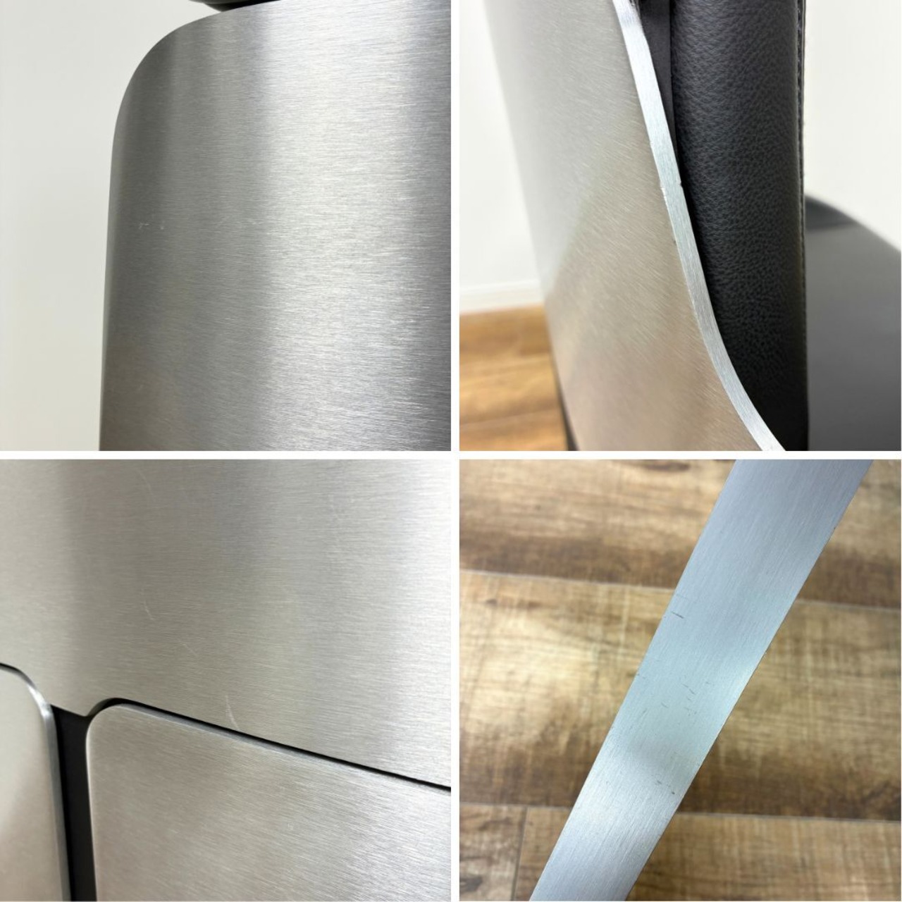 Interstuhl SILVER インタースツール シルバー オフィスチェア デザイナーズ家具 Cassina ixc. 本革 ブラック系【中古】【250サイズ】