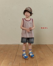 【取寄/韓国直送】NAVI 26/SM チーク4部デニムパンツ｜夏服｜韓国子供服