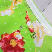 フラメンコ 衣装 HERMOSA IBERIA エルモサ イベリア ファルダ スカート グリーン系 花 水玉 ドット 明るい 薄い 黄緑 白 かわいい ダンス衣装 華やか ダンス衣装 イベント ステージ おしゃれ 花柄 ドット柄 ピンク系 ホワイト系